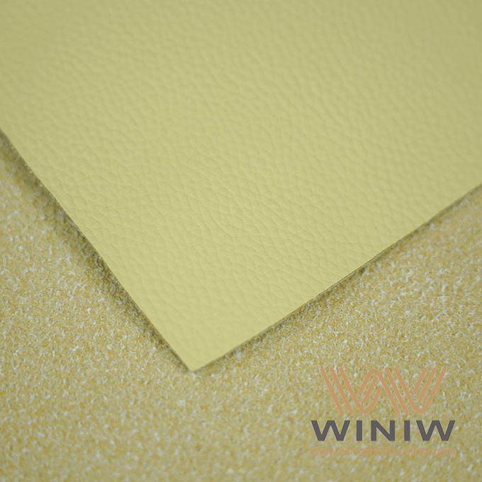  tessuto di cuoio del microfiber di alta qualità in azione